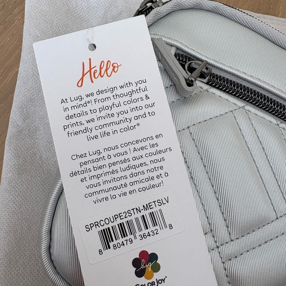 NWT Lug Super Coupe 2 Metallic Silver - Picture 9 of 15